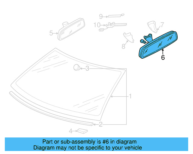 Mirror Inside 3C0-857-511-J-SMA - View 37