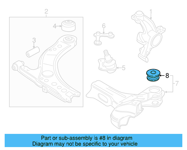 Mount Insulator 1J0-199-429 - View 17