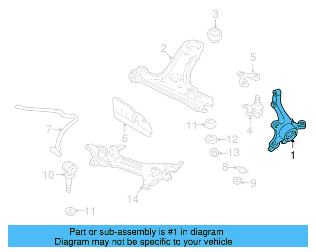 Steering Knuckle 357-407-255-C - View 3