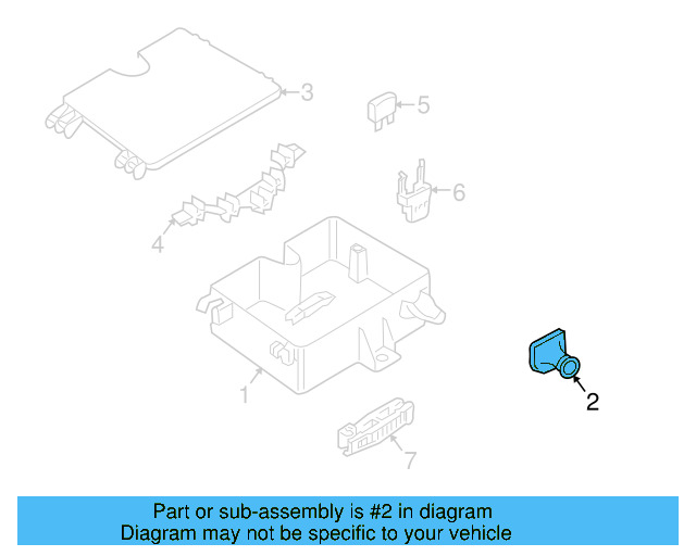 Fuse Box Grommet 3D0-941-189