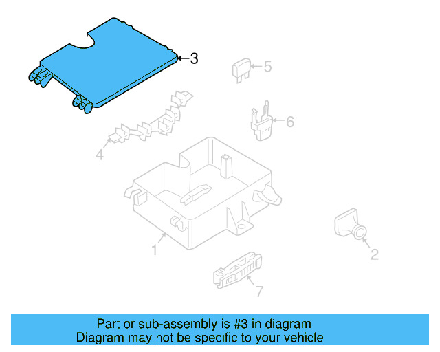 Fuse Box Cover 3D0-937-128-A-B41 - View 8