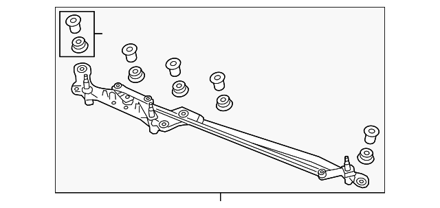 Wiper Linkage 7P0-955-601-A - View 4