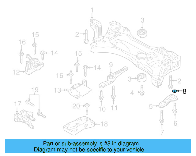 Side Support Washer 7H0-419-713 - View 11