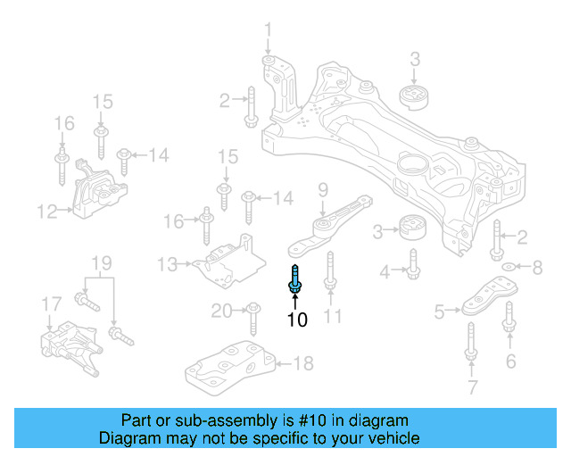 Suspension Stabilizer Bar Link Bolt N-106-994-01 - View 40