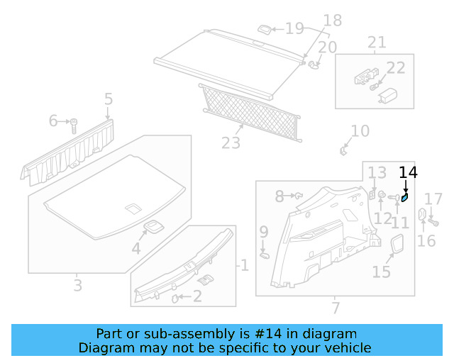 Retainer Cap 1Z9-868-181-B-82V - View 3