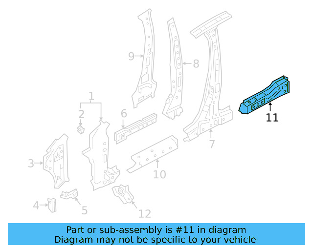 Inner Rocker 561-809-512 - View 7