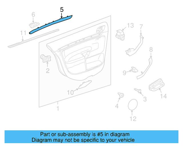Door Trim Panel Clip 6Q0-868-243 - View 12