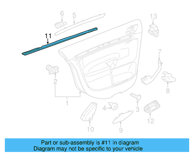 Door Window Belt Weatherstrip 1K9-839-480-5AP - View 12