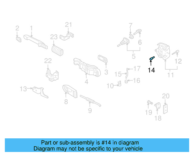 Wheel Opening Molding Rivet N-906-349-01 - View 19