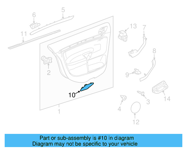 Speaker Grille 1K1-868-158-82V - View 8