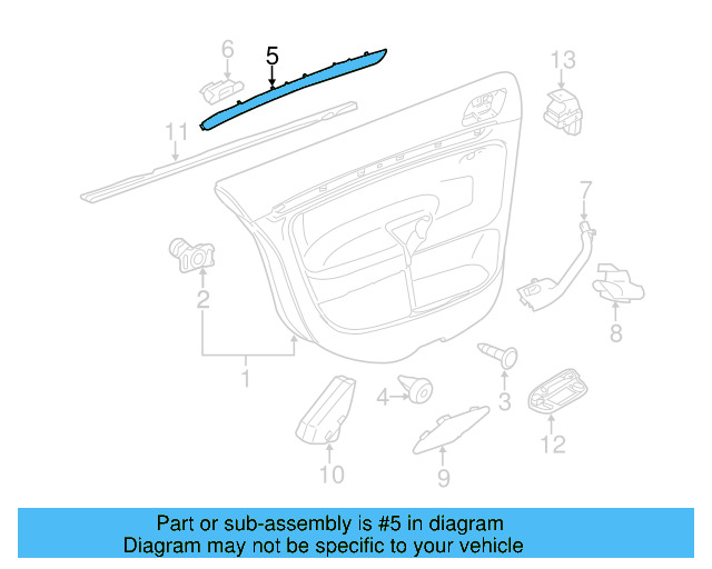 Trim Molding 5C6867449TS4