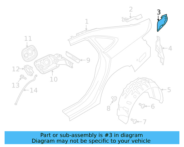 Fender Liner Retainer Nut N-908-338-01 - View 102