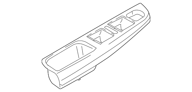 Door Window Switch Bezel 1K4-868-049-C-81U