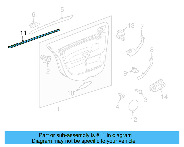 Door Panel Handle Cover Clip N-907-760-01 - View 20