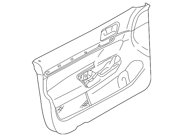 Door Interior Trim Panel 1K4-867-011-LR-YJW - View 2