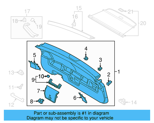 Lower Trim Panel 5NN-867-601-A-82V