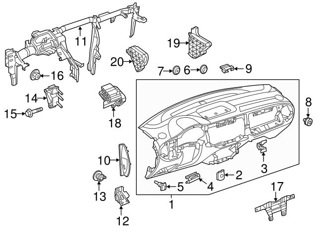 Column Support Plug N-105-608-01 - View 9