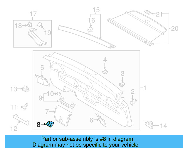 Access Panel Lock Ring 7P6-867-054-82V - View 7