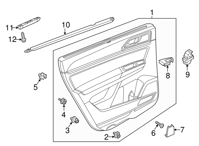 Window Switch 5G0-959-855-K-WHS - View 4