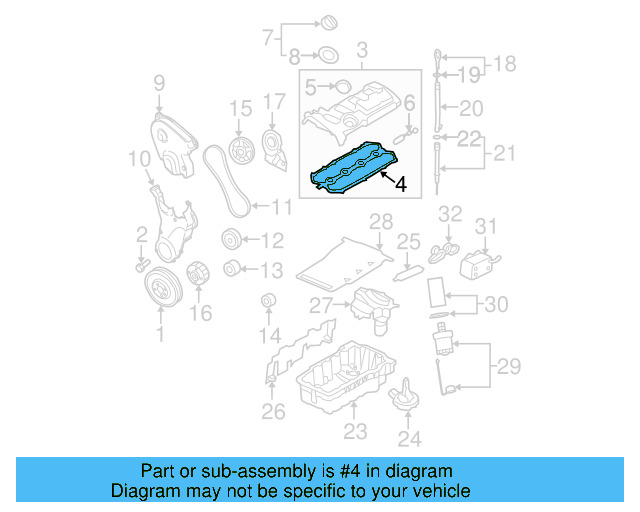 Valve Cover Gasket 06F-103-483-D - View 16
