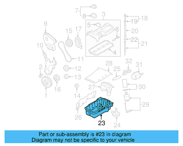 Oil Pan 06F-103-601-M - View 7