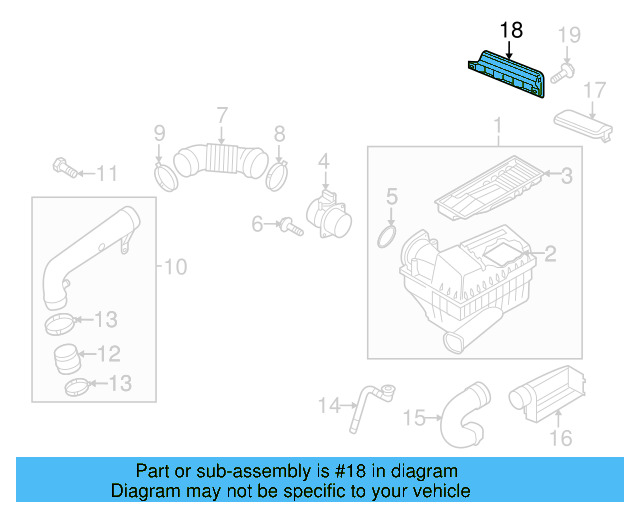 Air Inlet Duct 7N0-805-971-9B9 - View 14