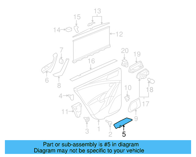 Door Trim Panel Screw N-907-630-01 - View 9
