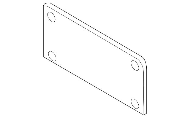 License Bracket 3CN-807-287-C-9B9 - View 2