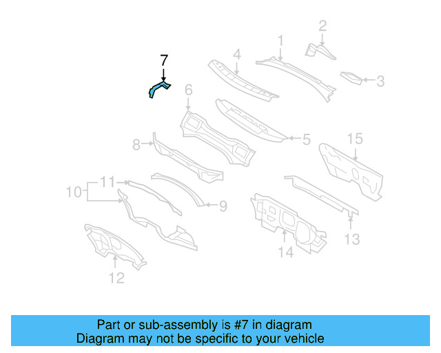 Filler Plate 1K0-803-178 - View 5