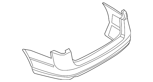 Bumper Cover (Unpainted) 3c0807217rgru - View 2