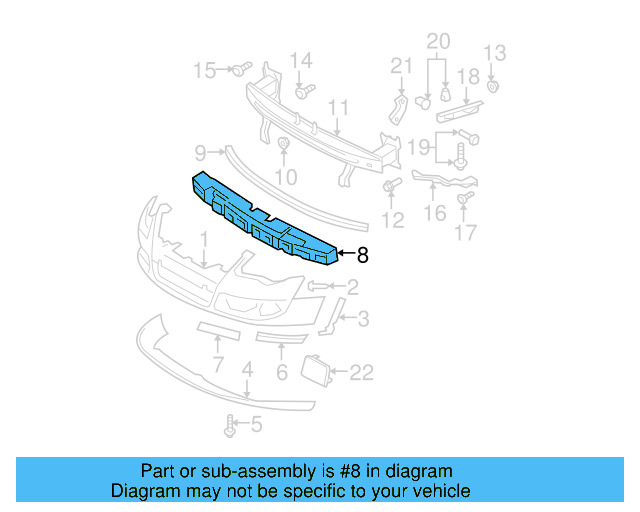Absorber 3C0-807-248-A - View 2