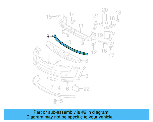 Lower Cross 3C0-807-093 - View 4