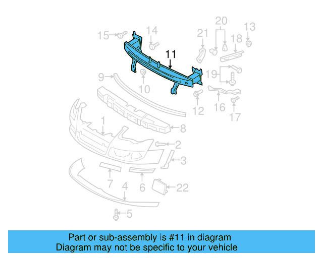 Impact Bar 3C0-807-109-C - View 8