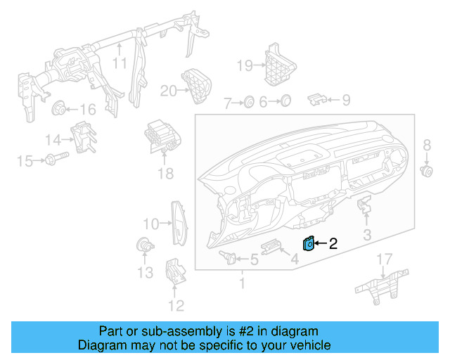 Instrument Panel U N-906-988-01 - View 70