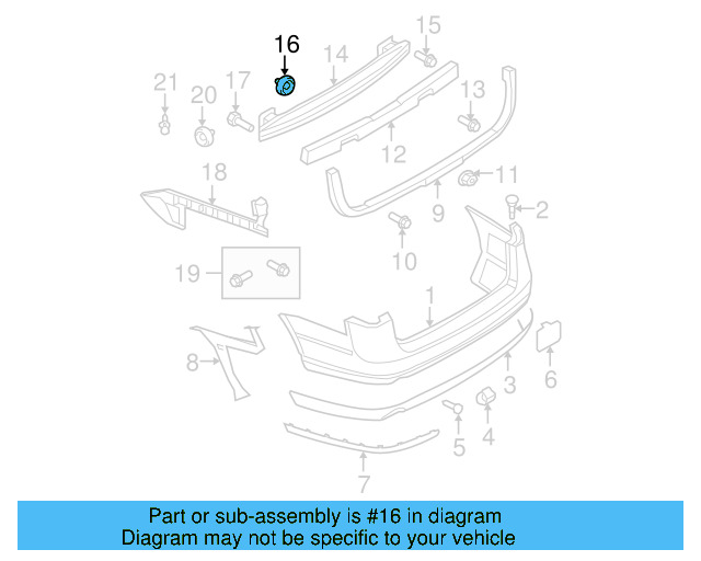 Impact Bar Nut WHT-001-002 - View 15