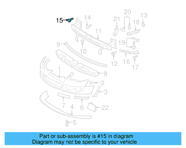 Upper Mount Bolt N-908-082-01 - View 13