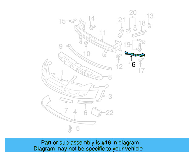 Side Bracket 3C0-807-890-A - View 6