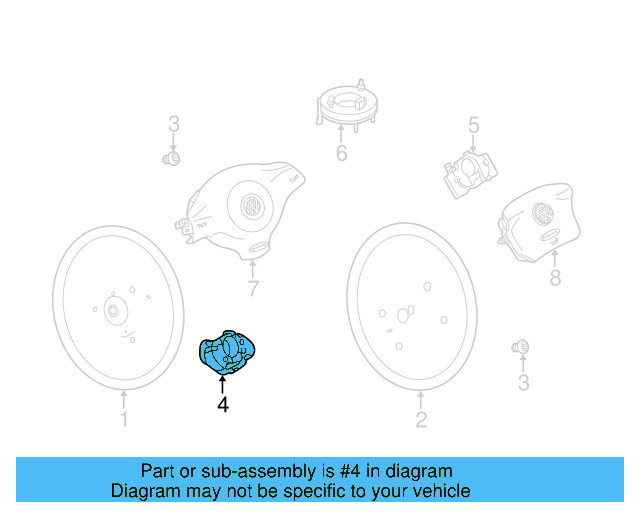 Balance Weight 1J0-419-526-A - View 7
