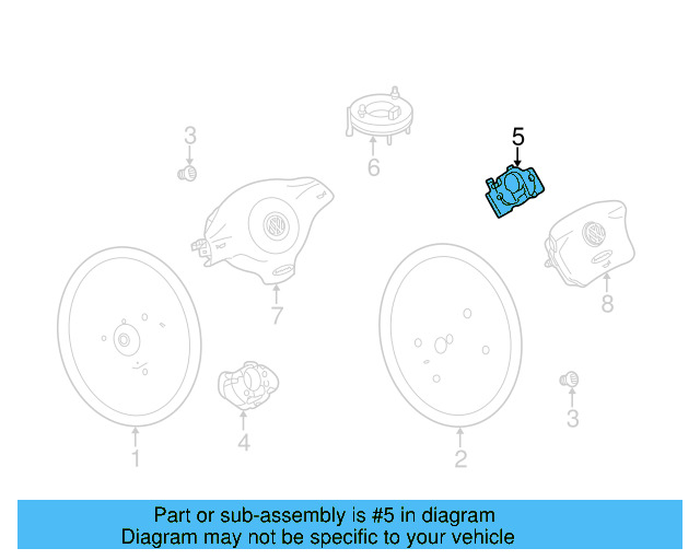 Balance Weight 1J0-419-526-A - View 6