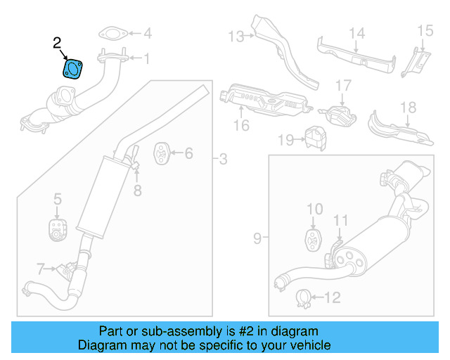 Cross Over Pipe Gasket 7B0-253-115