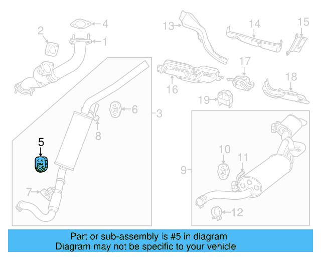 Converter & Pipe Retainer Ring 7B0-253-147-B - View 6