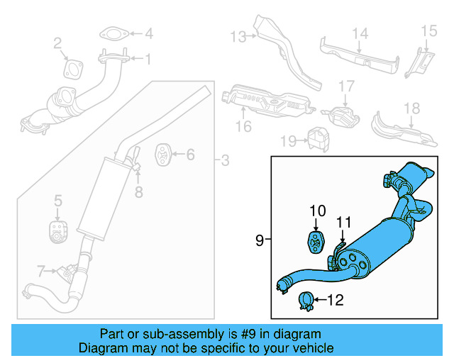 Muffler & Pipe 7B0253609F - View 4