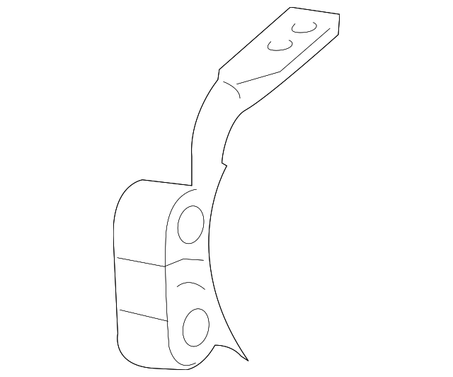 Muffler & Pipe Front Bracket 7B0-253-144-C - View 3