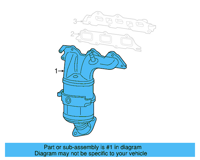 Catalytic Converter 7B0253020F