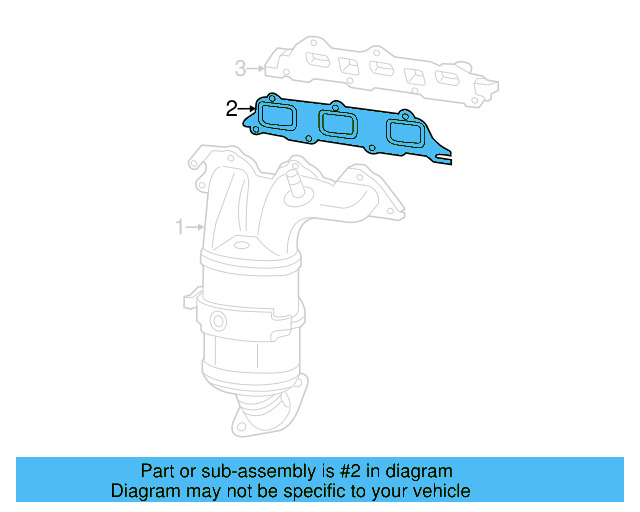 Manifold Gasket 7B0-253-039-A - View 4