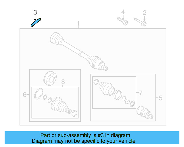 Retainer Plate 1K0-407-357-B - View 6
