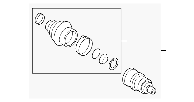 Outer Joint Assembly 8V0-598-099 - View 13