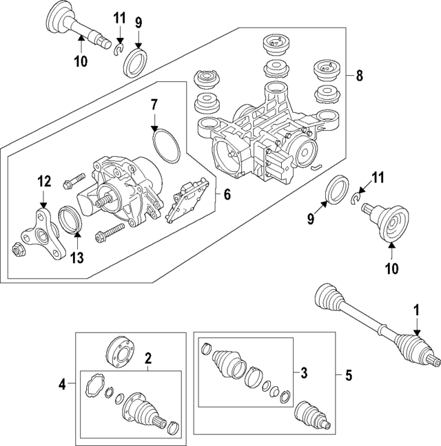 Stub Shaft 02D-525-354