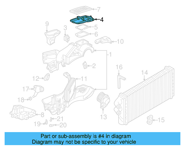 Filter Housing Seal 8D0-819-441-E - View 11