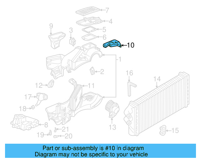 Retainer 8D1-819-079-A - View 8